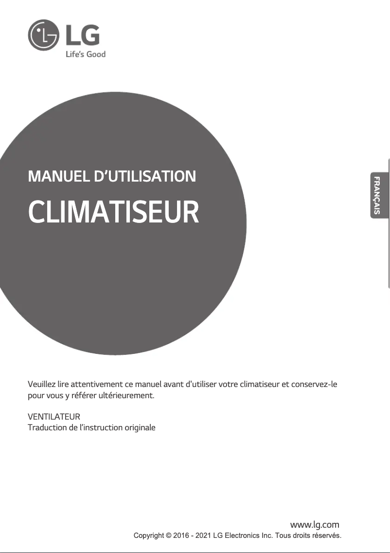Imagen de la primera página del manual del dispositivo LZ-H025GBA4