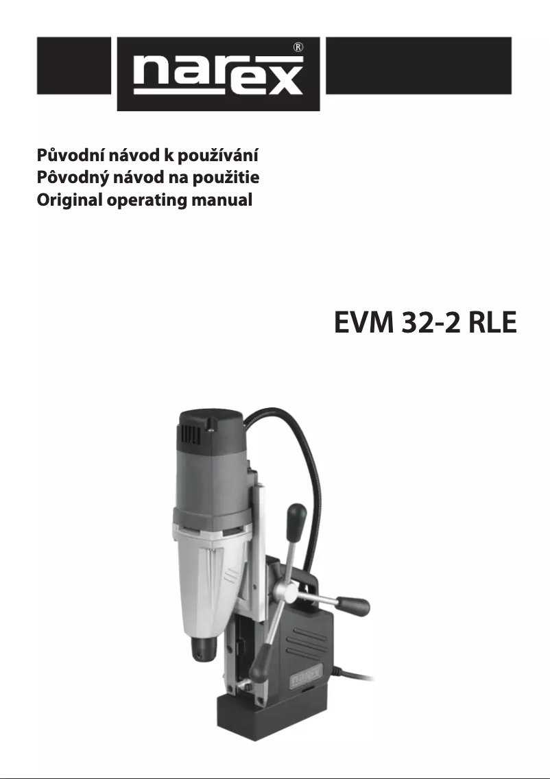 Imagen de la primera página del manual del dispositivo EVM 32-2 RLE