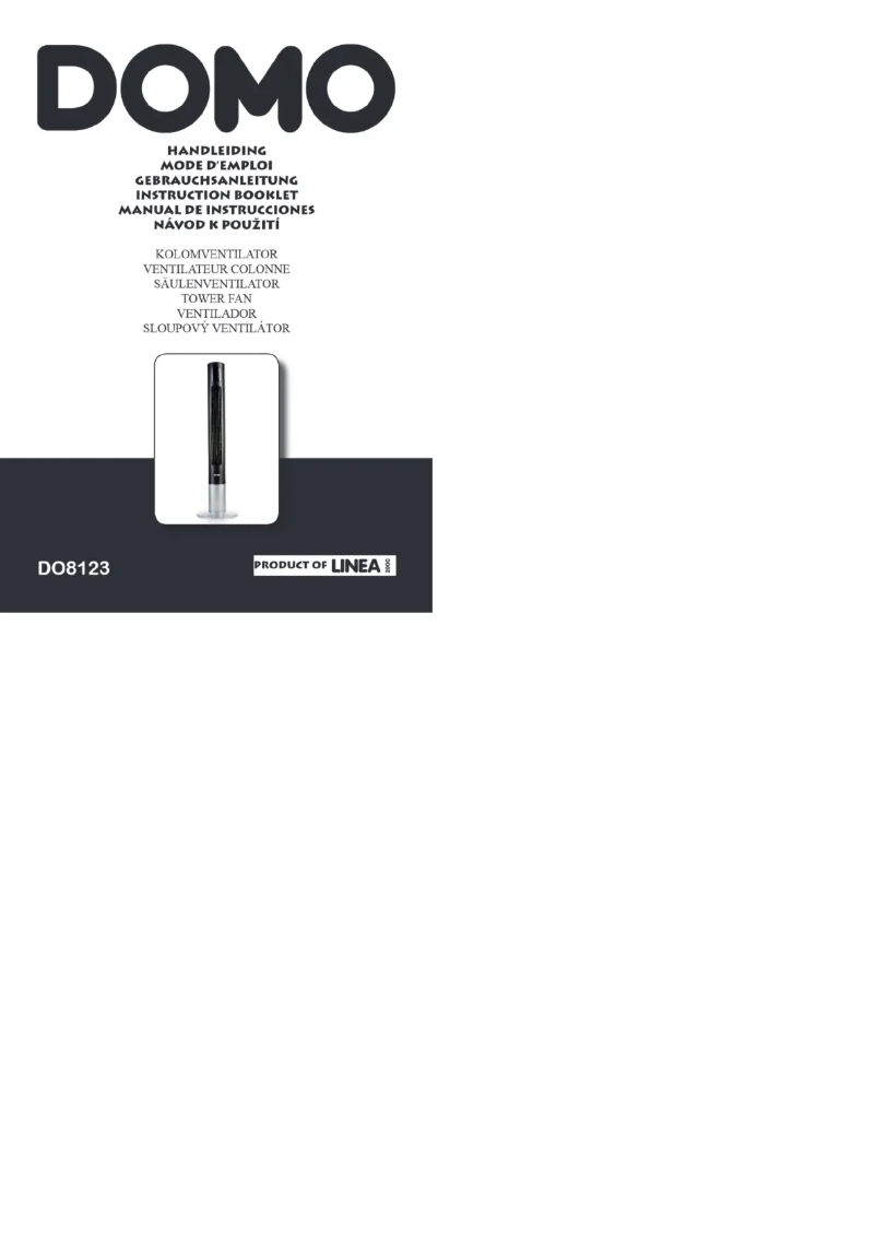 Page 1 de la notice Manuel utilisateur Domo DO8126