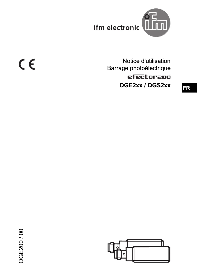 Page n°1 - Manuel utilisateur IFM OGS200