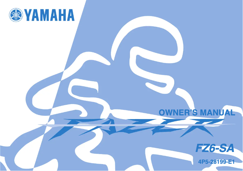 Image de la première page du manuel de l'appareil FZ6-SA