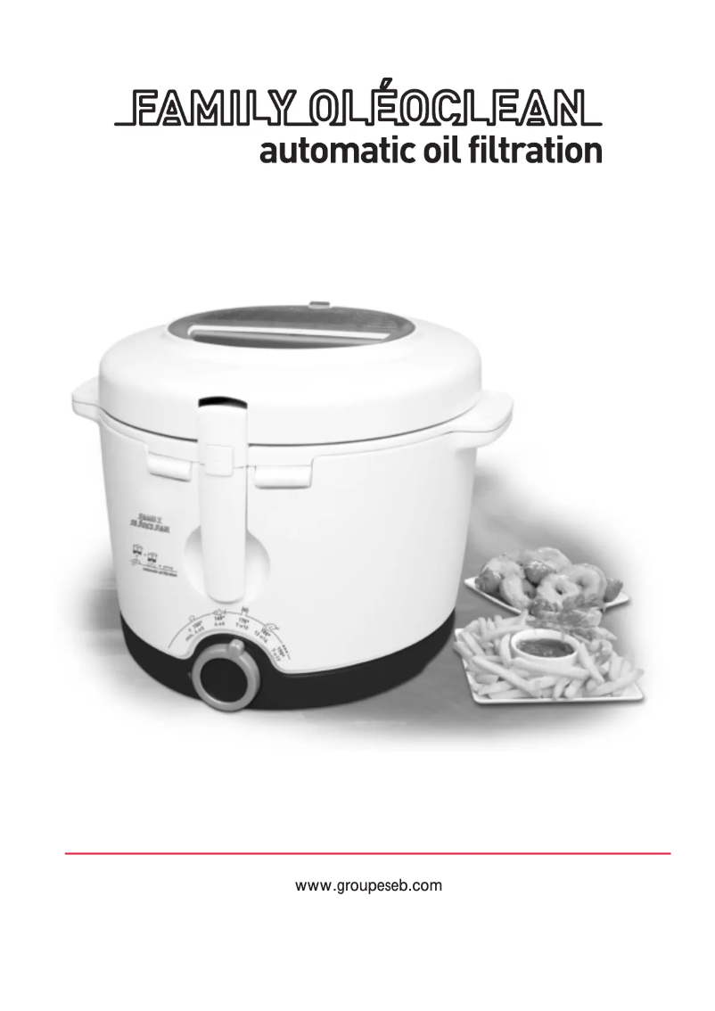 Page n°1 - Manuel utilisateur Tefal Familiy Oleoclean FA7003