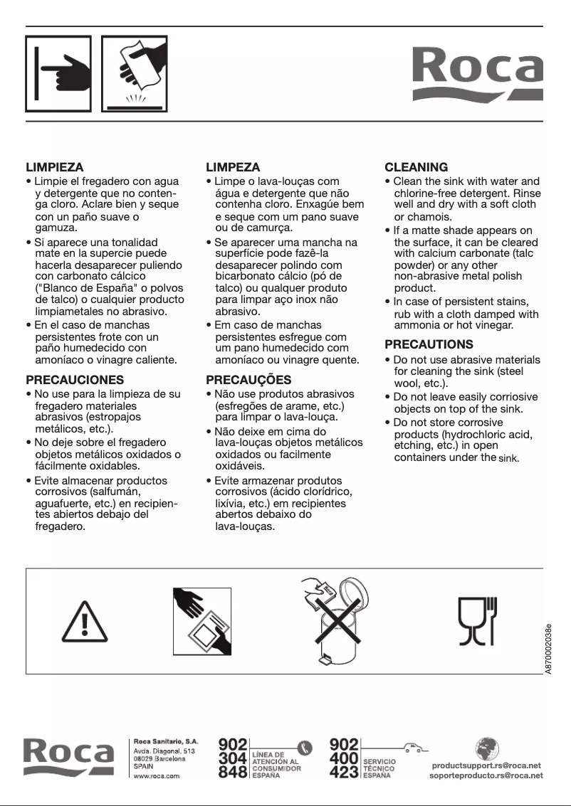 Página 1 del manual Manual de usuario Roca Duo