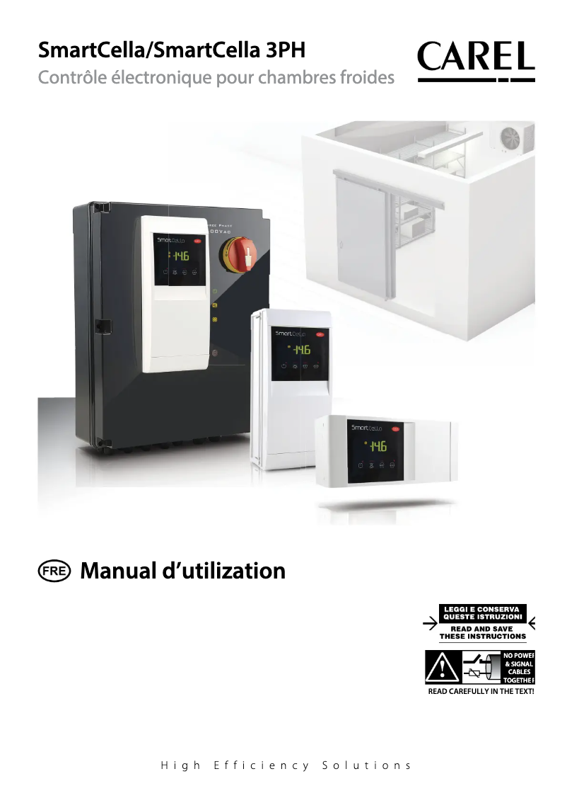 Image de la première page du manuel de l'appareil Smartcella 3PH