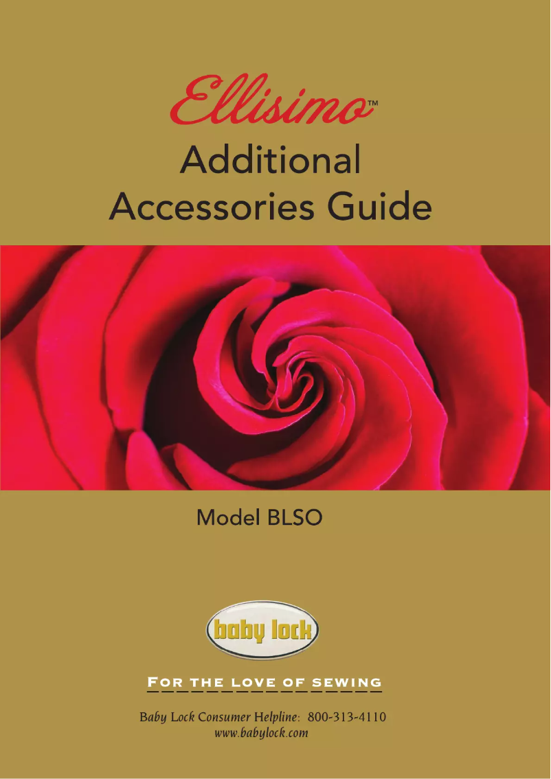 Image de la première page du manuel de l'appareil Ellisimo BLSO