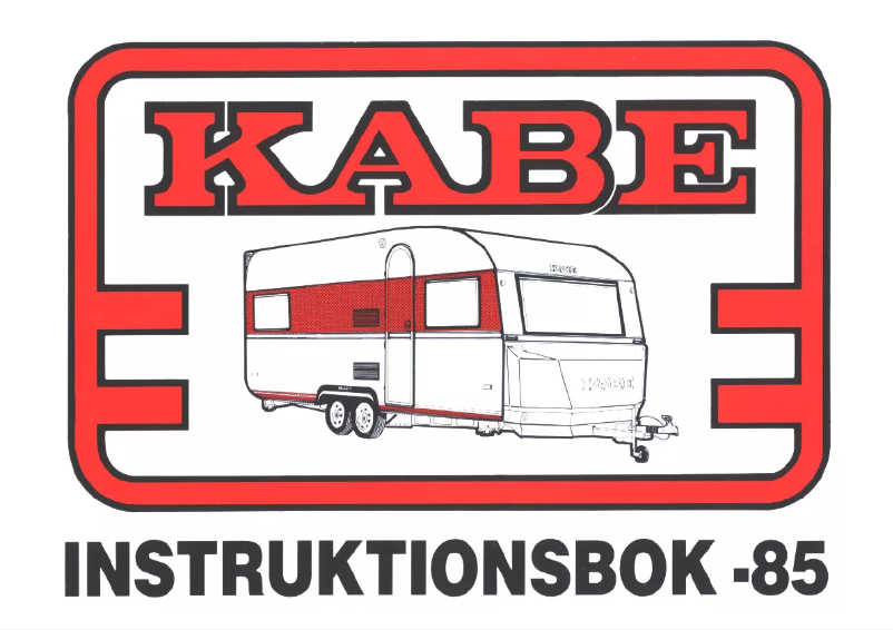 Page n°1 - Manuel utilisateur Kabe Safir 590 GDL (1985)