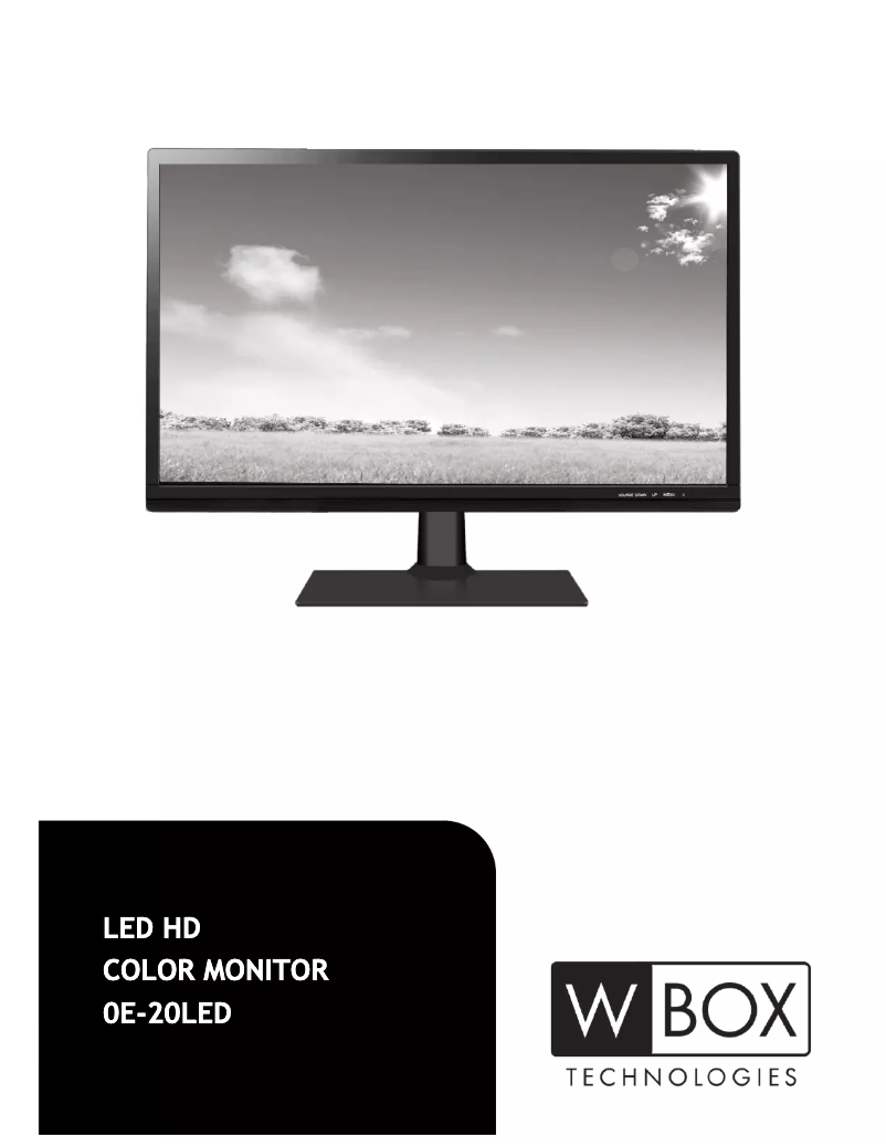 Page 1 de la notice Manuel utilisateur W Box 0E-20LED