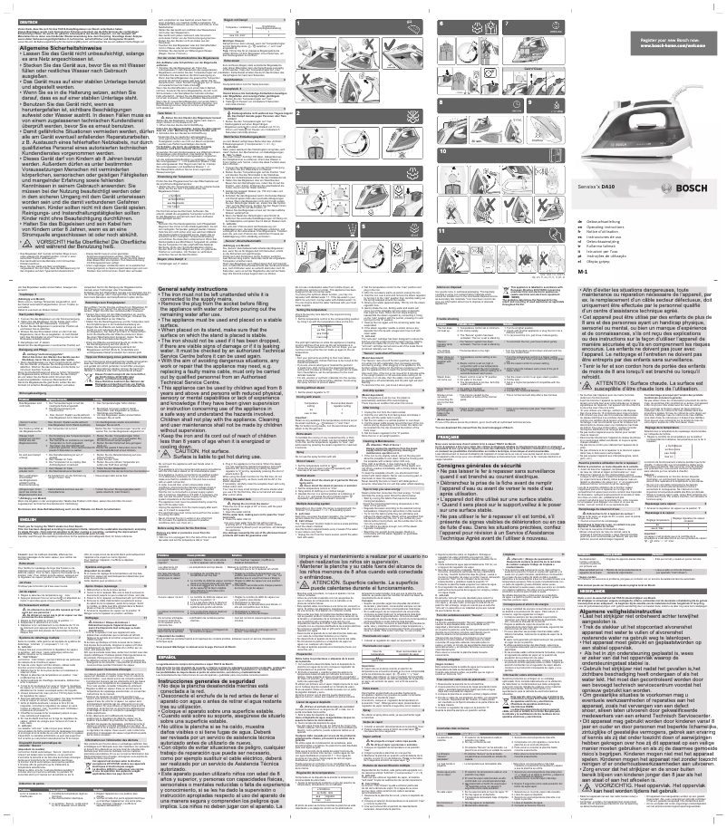 Page 1 de la notice Manuel utilisateur Bosch Sensixx x DA10 TDA102401C