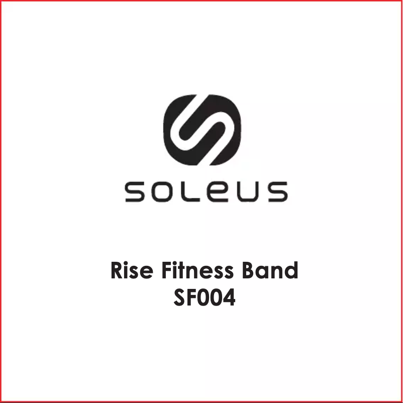 Page n°1 - Manuel utilisateur Soleus Rise SF004