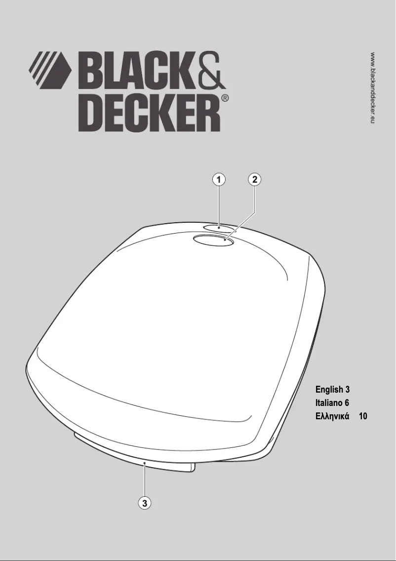 Page 1 de la notice Manuel utilisateur Black & Decker TS75
