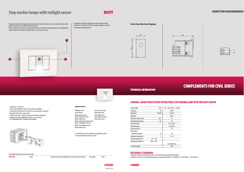Page n°1 - Manuel utilisateur Vemer Muvy