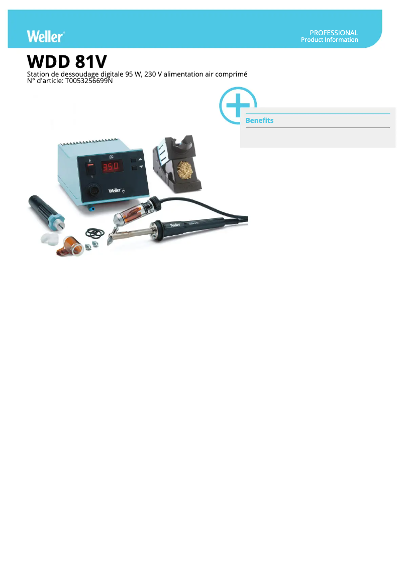 Image de la première page du manuel de l'appareil WDD 81V