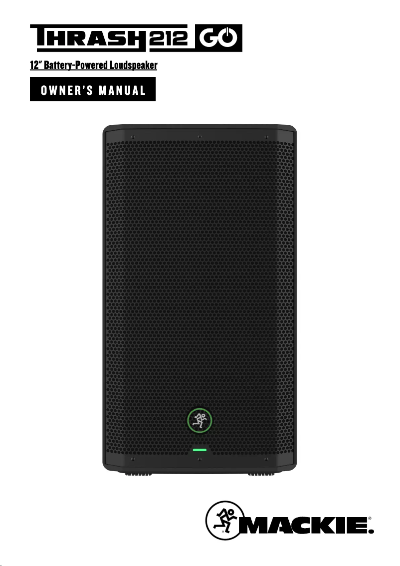 Page n°1 - Manuel utilisateur Mackie Thrash212 GO