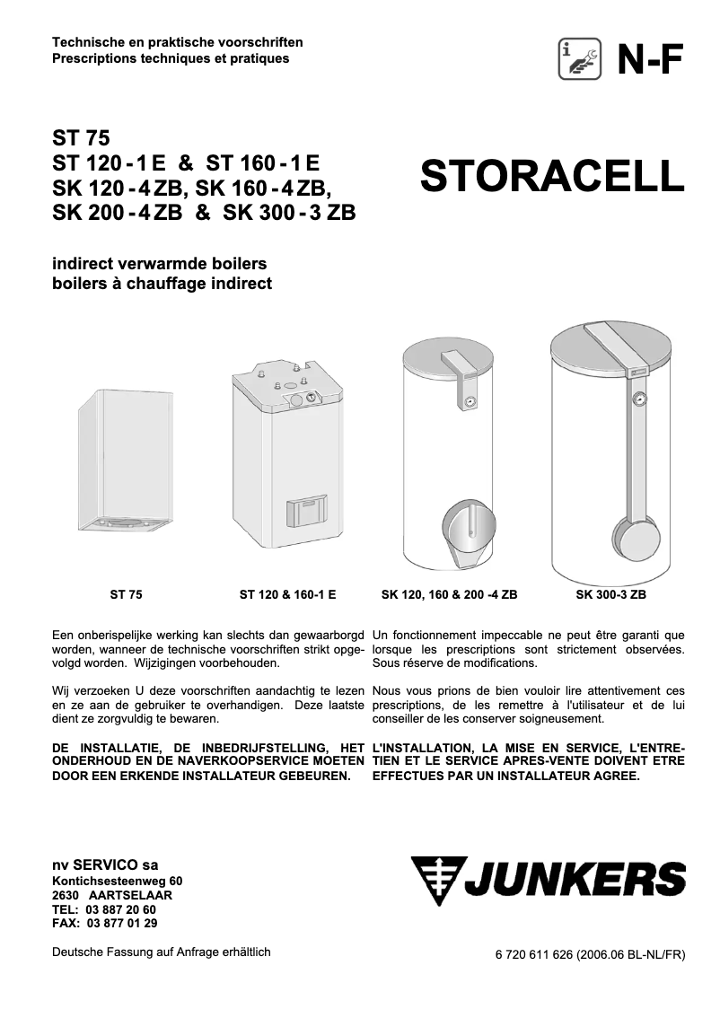 Image de la première page du manuel de l'appareil ST 160-1E