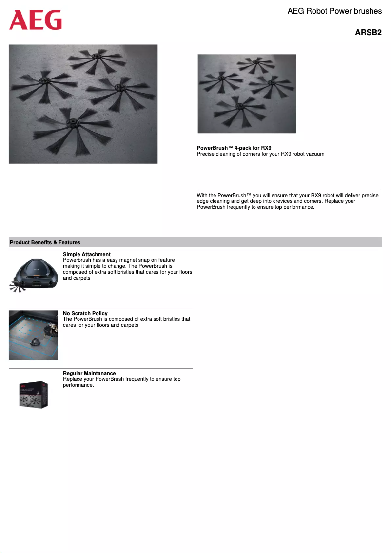 Imagen de la primera página del manual del dispositivo ARSB2