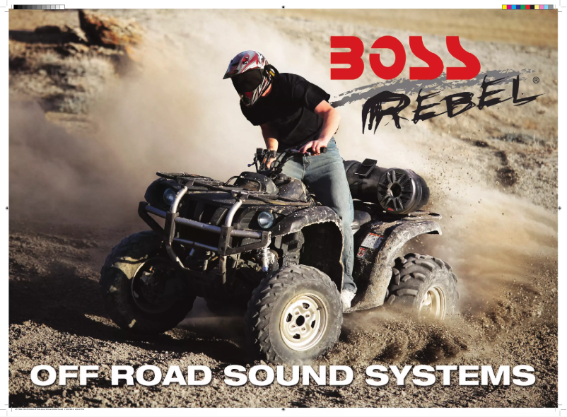 Page n°1 - Manuel utilisateur Boss ATV25B