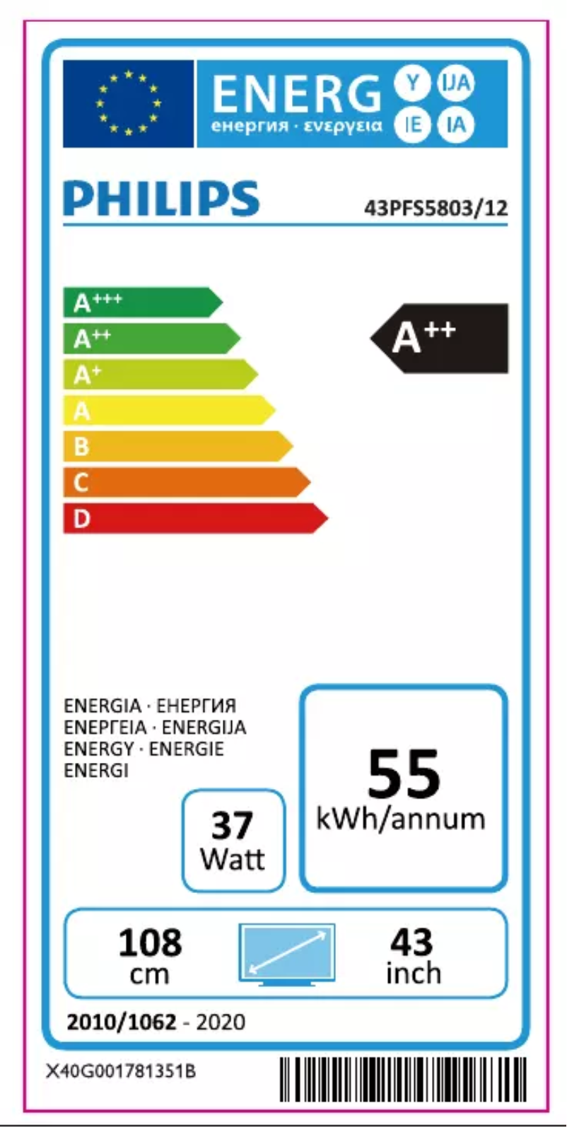 Image de la première page du manuel de l'appareil 43PFS5803