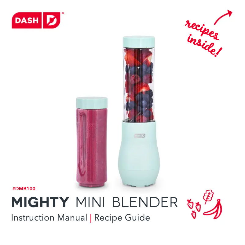 Página 1 del manual Manual de usuario Dash Mighty Mini DMB100GBAQ06