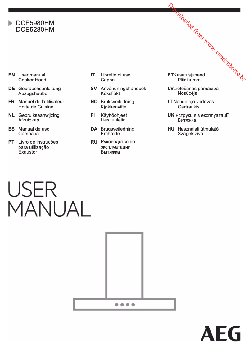 Imagen de la primera página del manual del dispositivo DCE5980HM