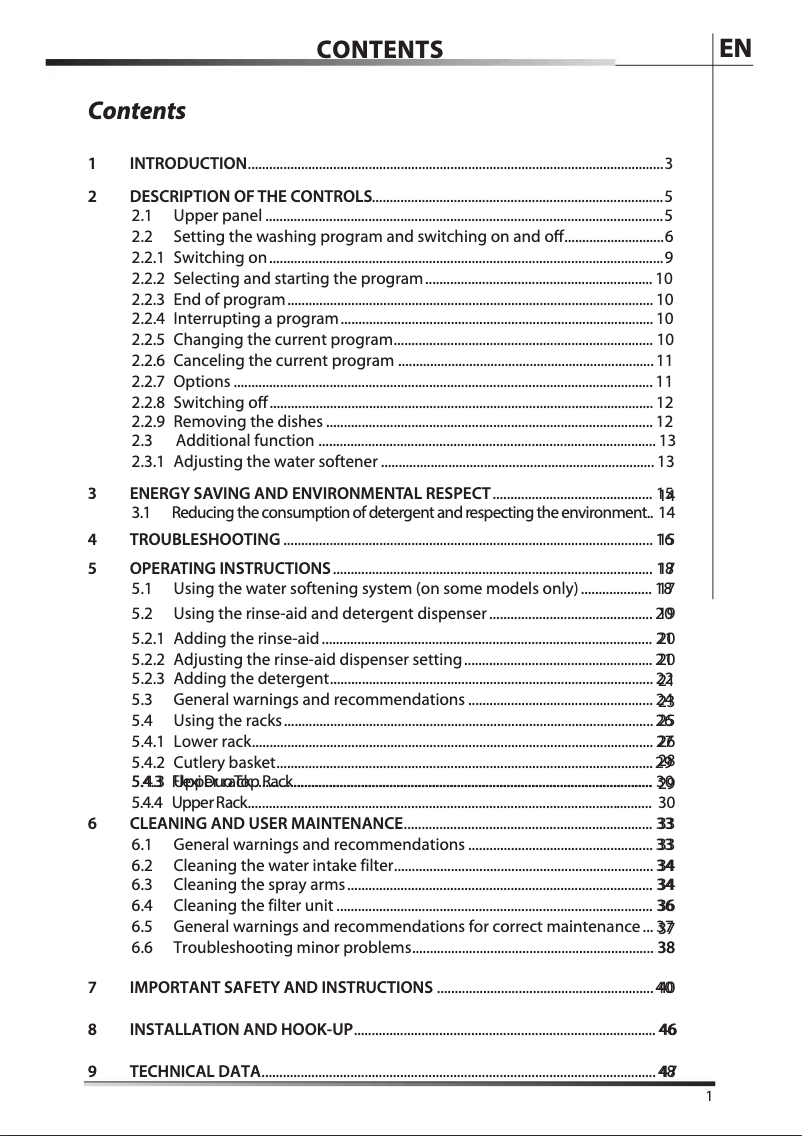 Image de la première page du manuel de l'appareil STU8647X