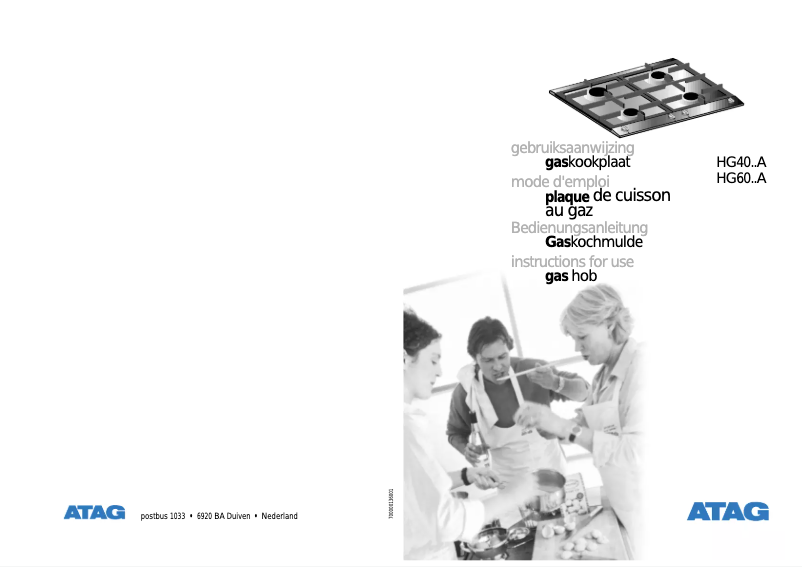 Page n°1 - Manuel utilisateur Atag HG40A