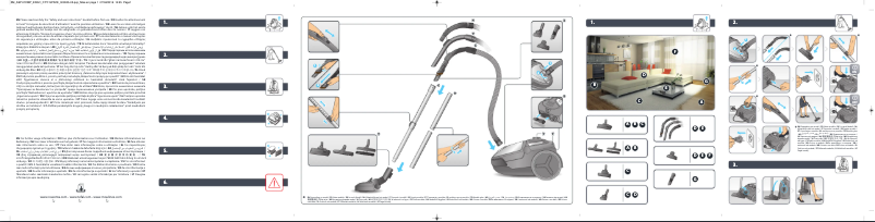 Imagen de la primera página del manual del dispositivo City Space Cyclonic TW2522RA