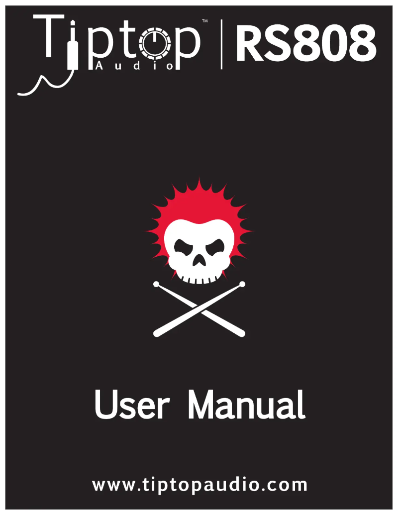 Image de la première page du manuel de l'appareil RS808