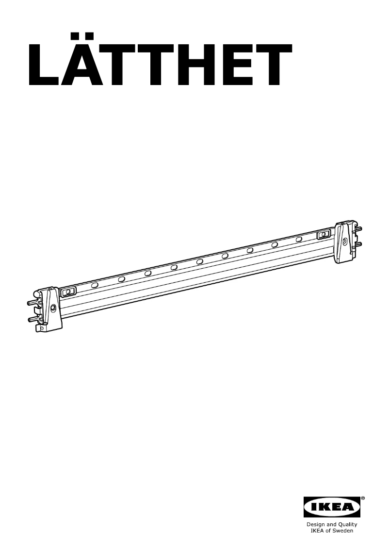 Imagen de la primera página del manual del dispositivo LÄTTHET