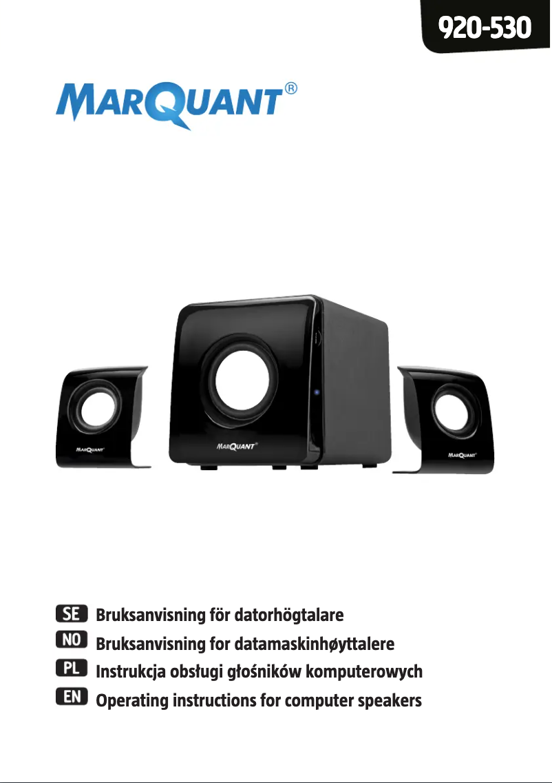 Página 1 del manual Manual de usuario Marquant 920-530
