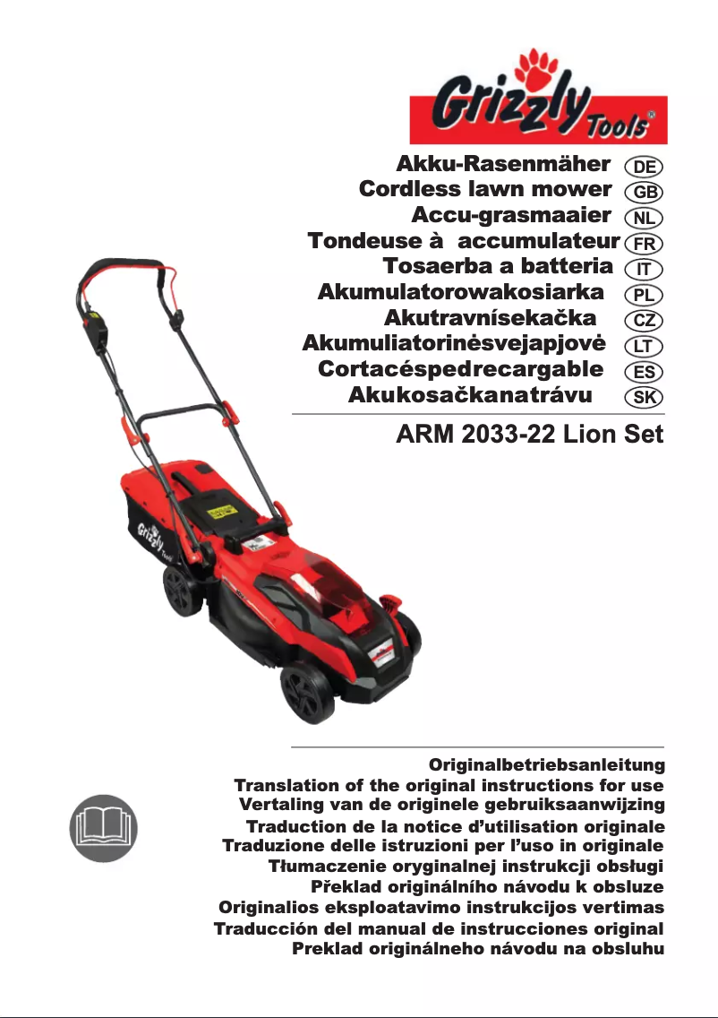 Page n°1 - Manuel utilisateur Grizzly ARM 2033-22 Lion Set