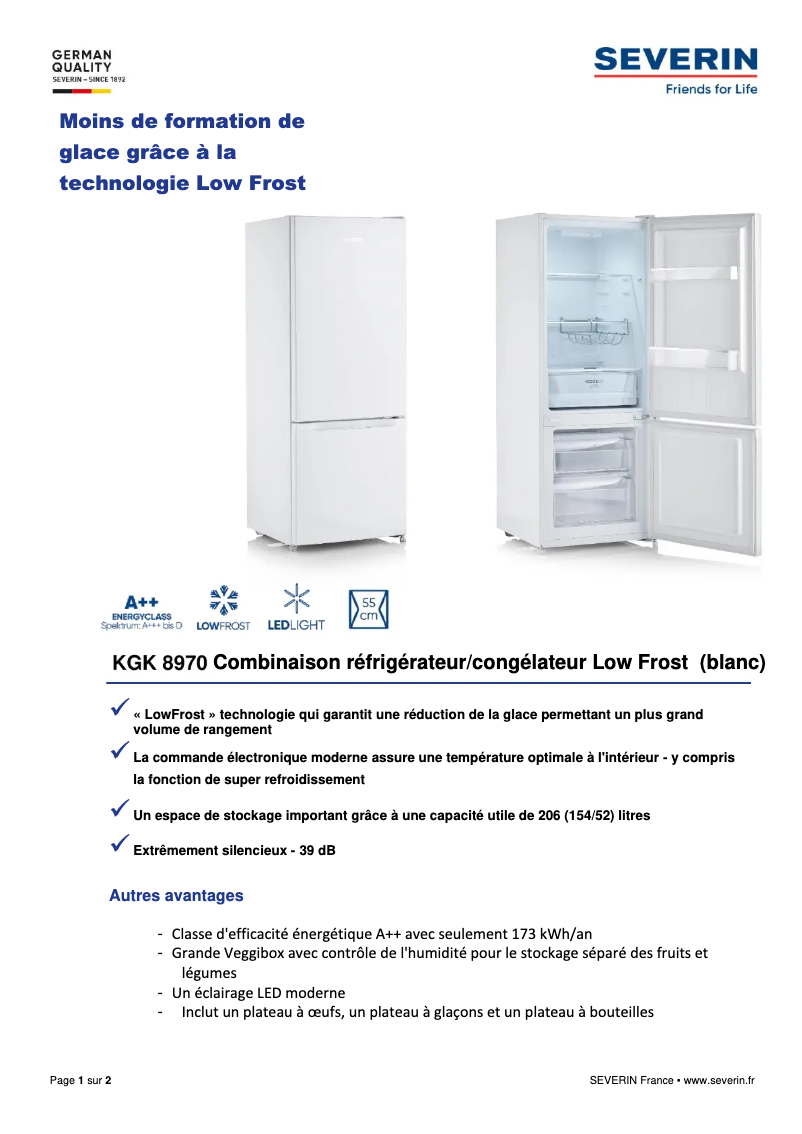 Image de la première page du manuel de l'appareil KGK 8970