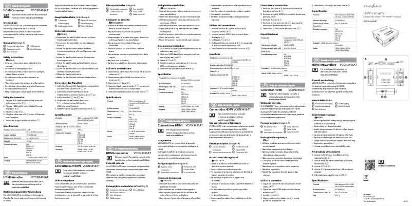 Image de la première page du manuel de l'appareil VCON3456AT