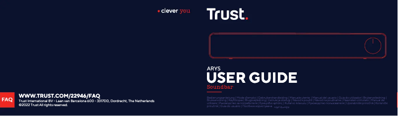 Page n°1 - Manuel utilisateur Trust Arys 22946
