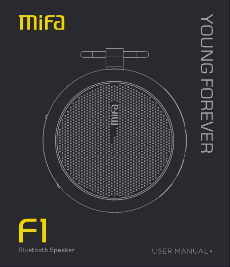 Página 1 del manual Manual de usuario Mifa F1