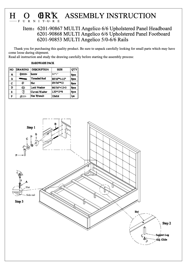 Image de la première page du manuel de l'appareil 6201-90868 MULTI