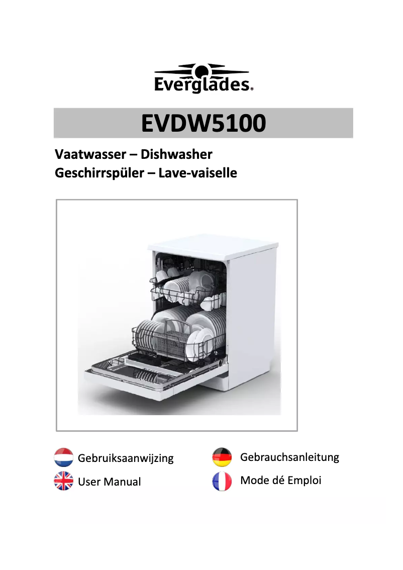 Image de la première page du manuel de l'appareil EDVW5100