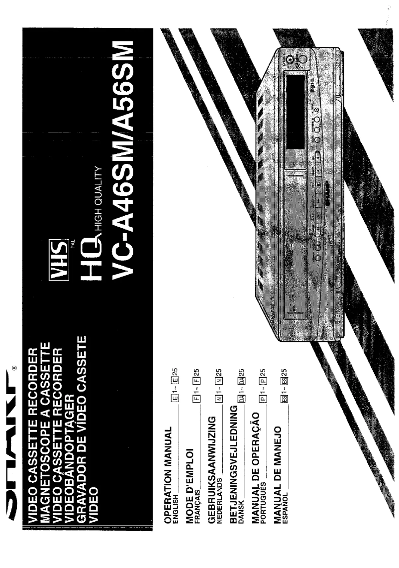 Image de la première page du manuel de l'appareil VC-A56SM