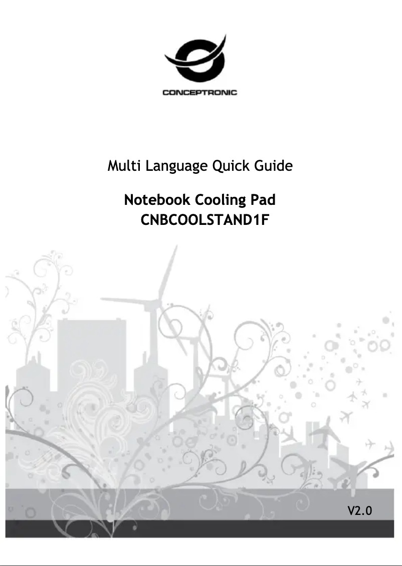 Page n°1 - Manuel utilisateur Conceptronic CNBCOOLSTAND1F
