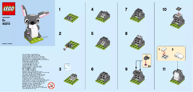 Page n°1 - Manuel utilisateur Lego Bunny 40210