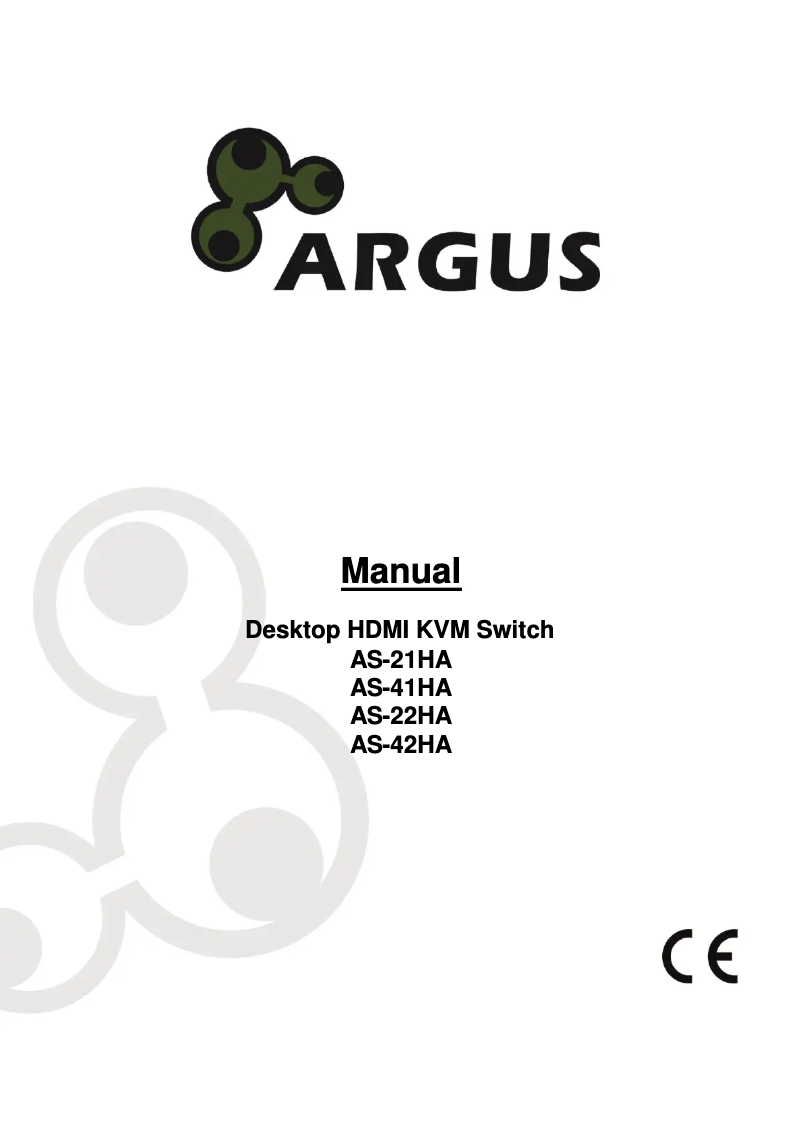 Page n°1 - Manuel utilisateur Inter-Tech Argus AS-22HA