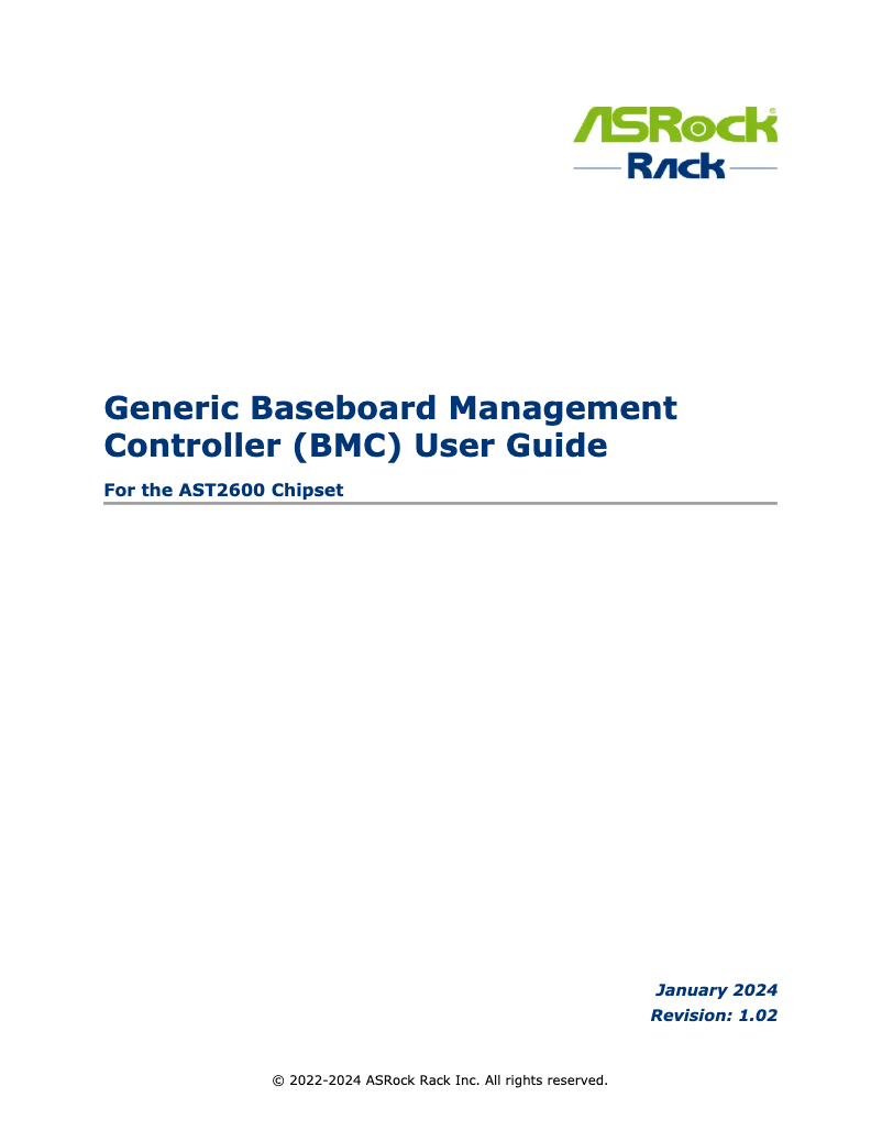 Page 1 de la notice Manuel utilisateur Asrock Rack D1848TERD4U-4Q