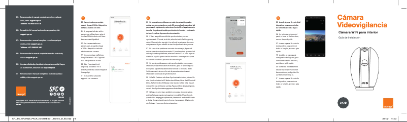 Page 1 de la notice Manuel utilisateur SPC Video Surveillance Camera