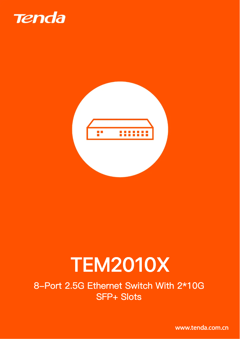 Image de la première page du manuel de l'appareil TEM2010X