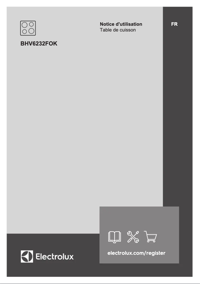 Image de la première page du manuel de l'appareil BHV6232FOK