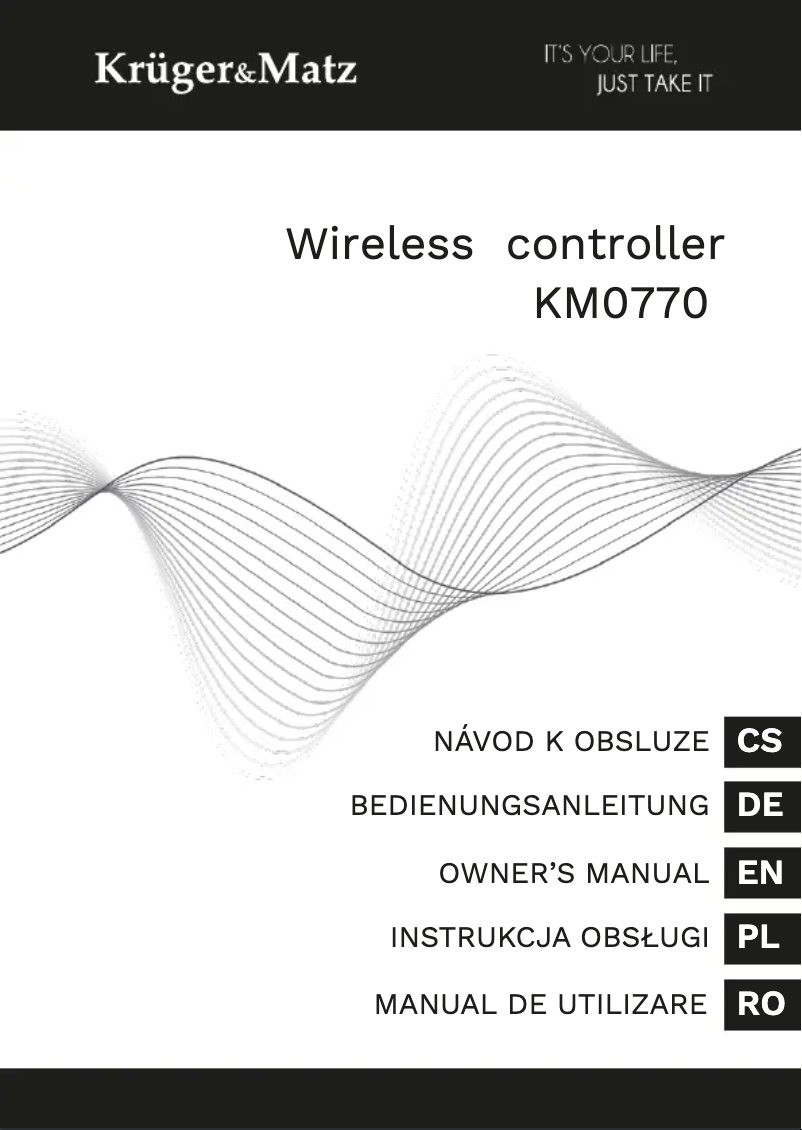 Image de la première page du manuel de l'appareil KM0770