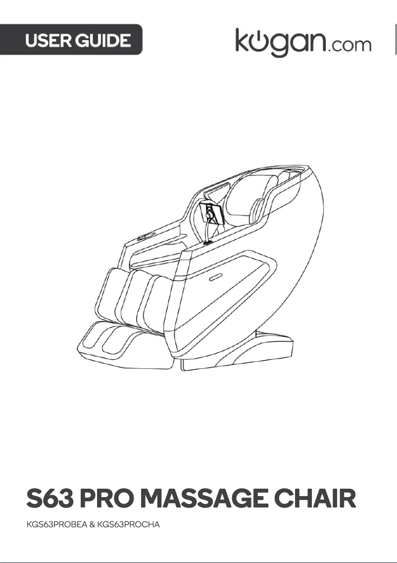 Page 1 de la notice Manuel utilisateur Kogan S63 Pro
