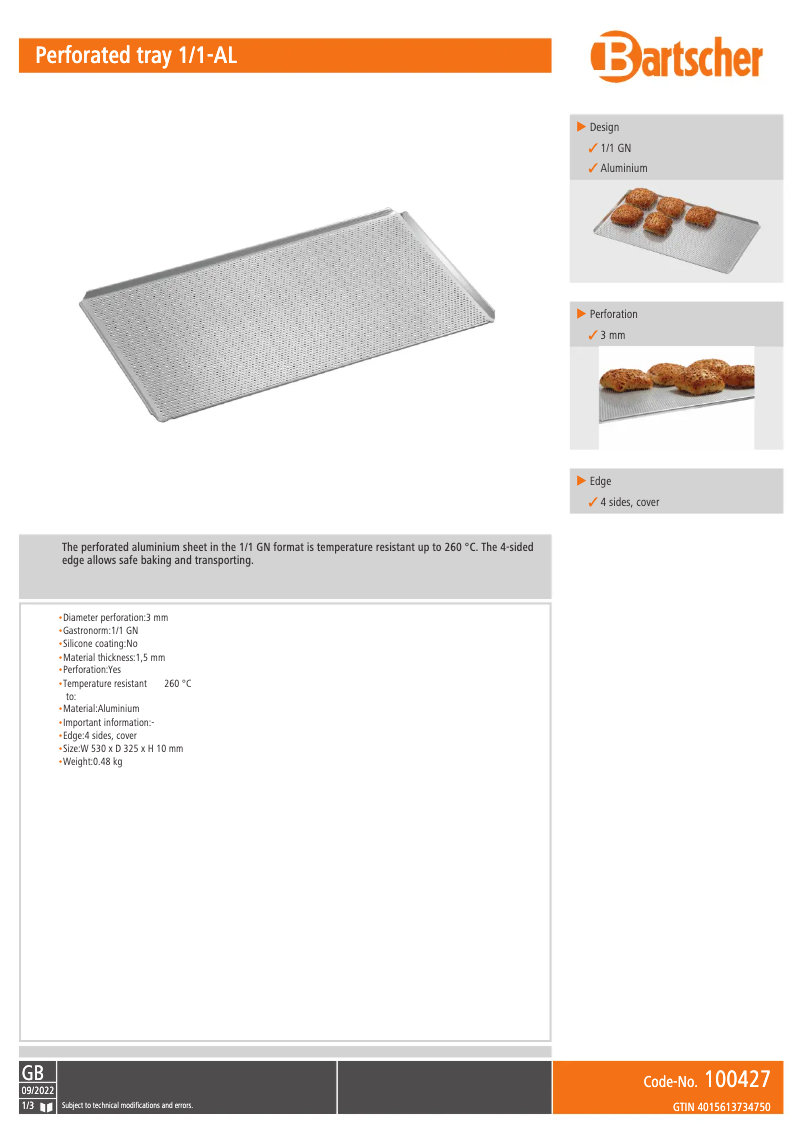 Image de la première page du manuel de l'appareil 100427