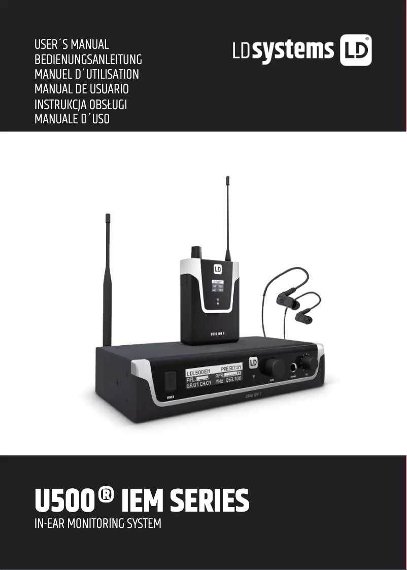 Image de la première page du manuel de l'appareil U508