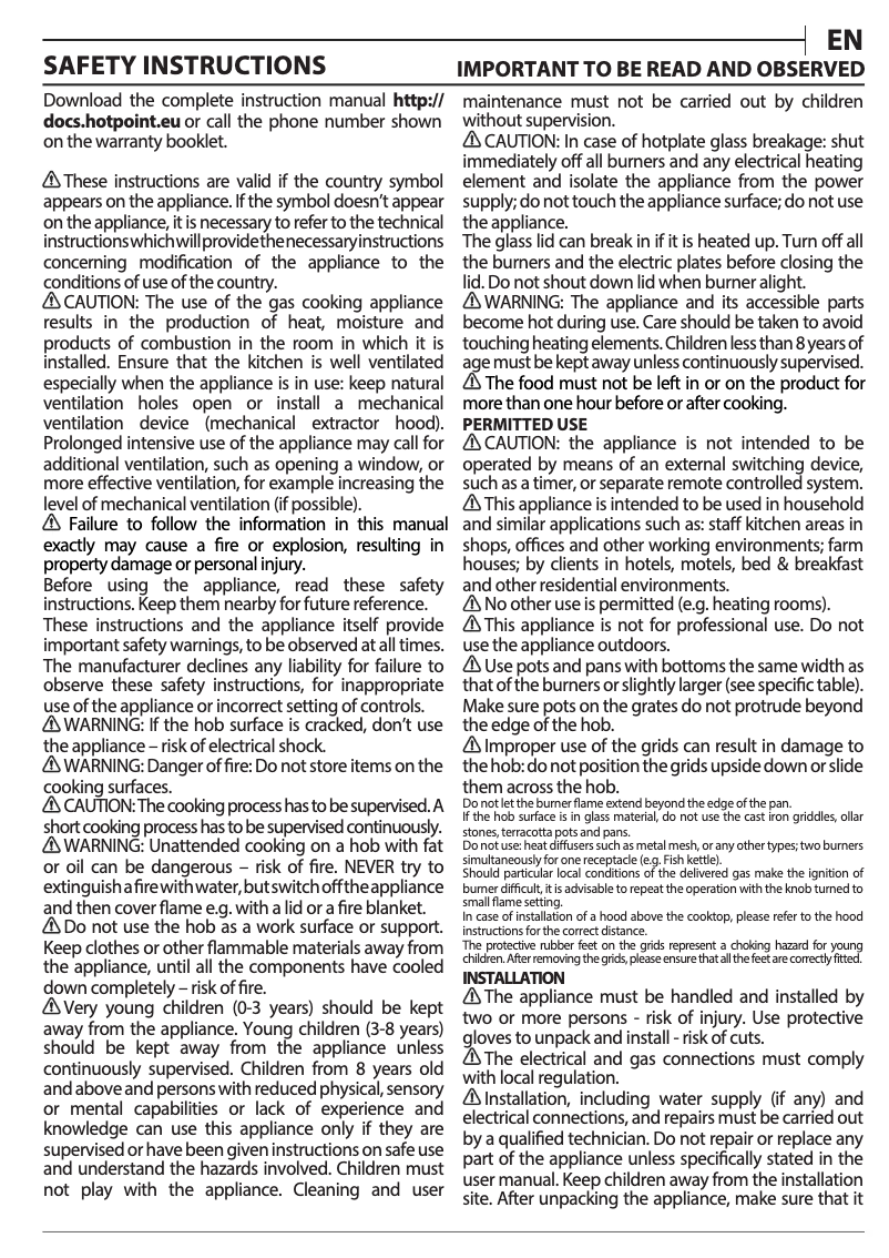 Image de la première page du manuel de l'appareil FTGHG 751 D/HA(BK)