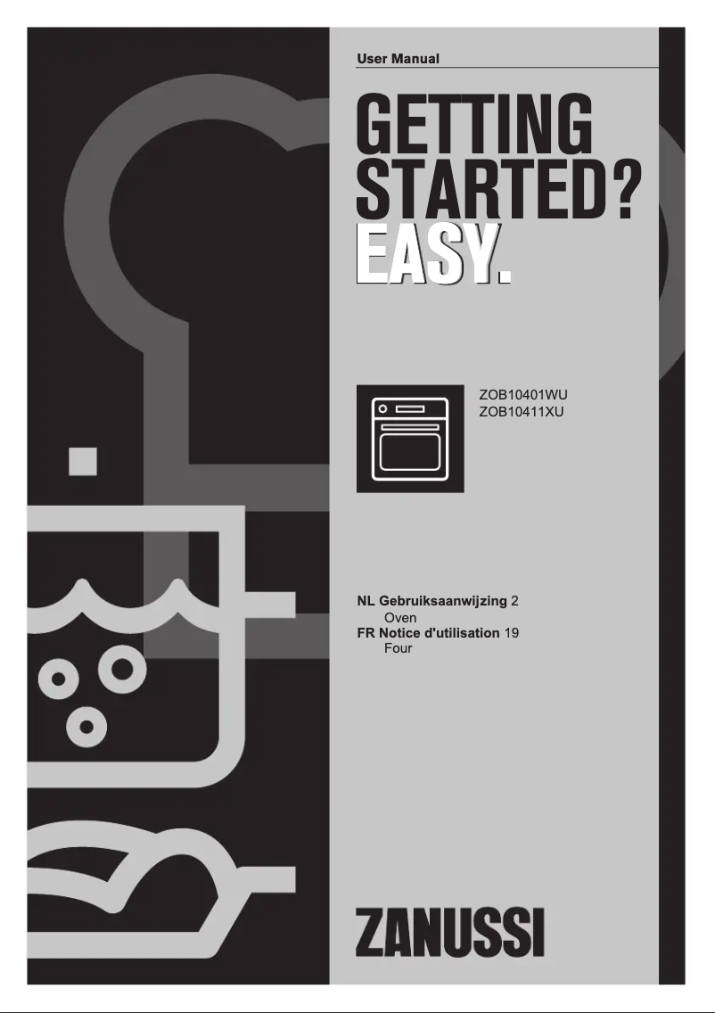 Page n°1 - Manuel utilisateur Zanussi ZOB10411XU